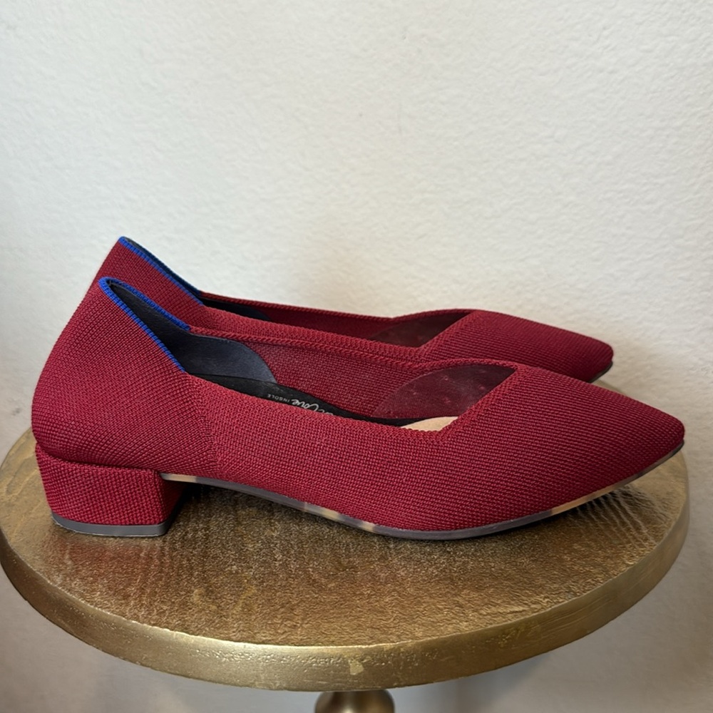 Rothy's The High Point, Autumn Red Size 9women NWT - Picture 9 of 12